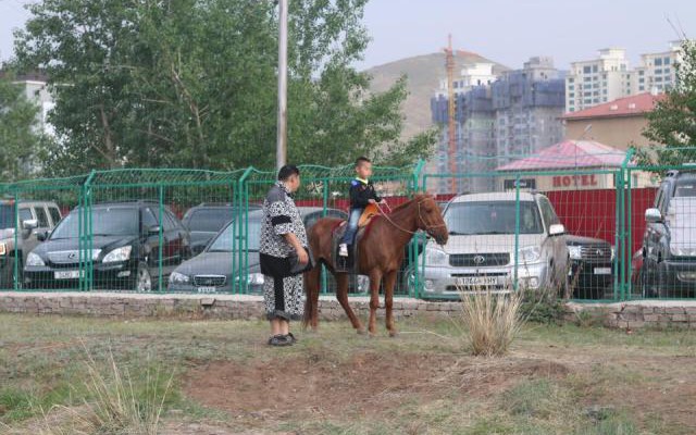 Кекүшюзаны Д.Батбаяр Т.Баясгалан нар Б.Элбэгбаяр хүүгээ морь унуулж сургав