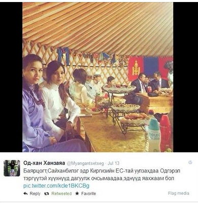 С.Баярцогт, Ч.Сайханбилэг нар гадны төлөөлөгчидтэй уулзахдаа топ Одгэрэлээр чимэг хийжээ