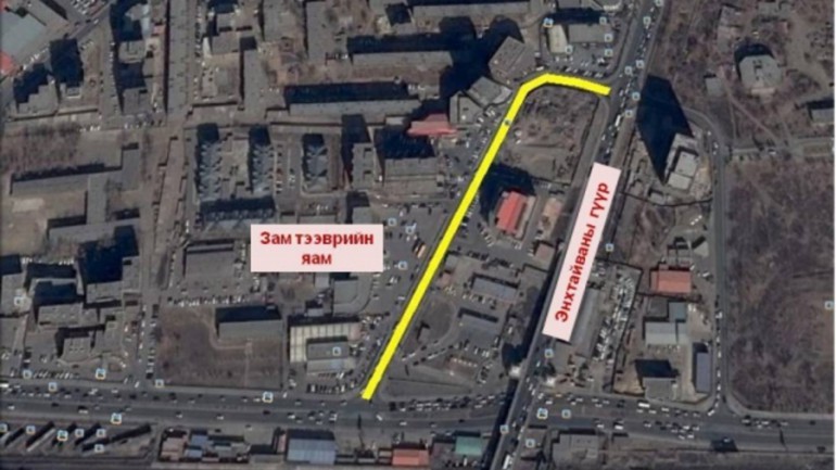 Энхтайваны гүүрийн баруун талын замыг маргааш нээнэ