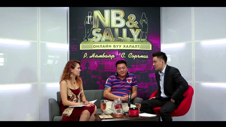NB & SALLY нэвтрүүлэгт жүжигчин Г.Эрхэмбаяр оролцов /видео/