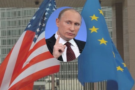 В.Путин, Өрнөдийн “хатиг”