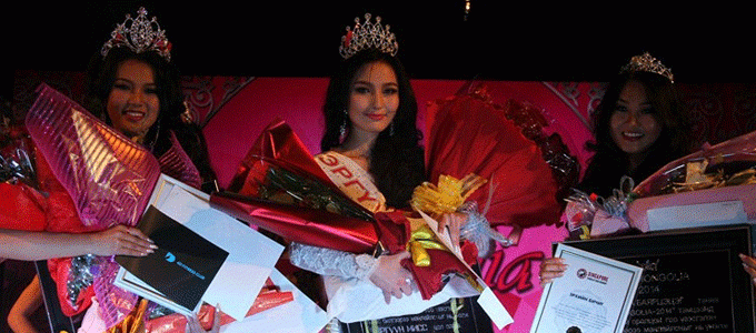 “Miss Mongolia-2014” тэмцээний тэргүүн байрны эзэн Ю.Балжидмаа /фото/