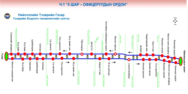 Маргаашнаас эхлэх автобусны шинэ чиглэлүүд