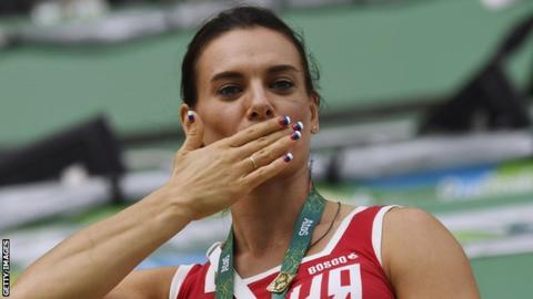Исинбаева их спортоо орхилоо