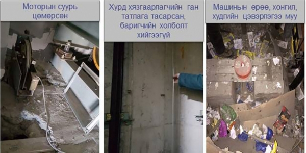 Ноцтой зөрчилтэй 15 лифтийг зогсоолоо